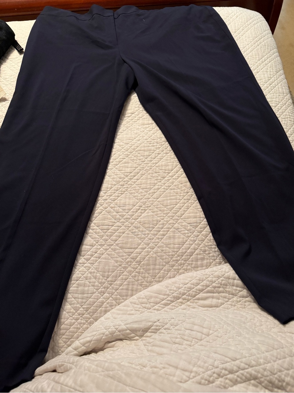 The Limited Navy Straight-Leg Dress Pants